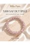 Beauty Sleep 100% Pure Mulberry Silk Thin Scrunchie Hair Tie 1 cm