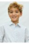 Boy's Long Sleeve Shirt Lilac - 5