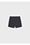 Girl's Combed Cotton Shorts Black - 3