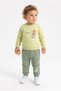 Baby Boy Team of Pupy Tracksuit Set Green
