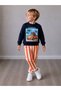 Boy's California Car Printed Top and Bottom Set - 3
