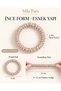 Beauty Sleep 100% Pure Mulberry Silk Thin Scrunchie Hair Tie 1 cm - 3