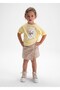 Girl's Oversize Printed Tshirt Yellow - 5