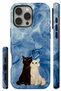 iPhone 13 Pro Compatible - Thoughtful Manita Cats, Double Layer Cover, Glossy Surface Protective Case