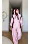New Season Women's Colorful Hooded Suit with Pants - 4
