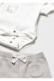 Newborn Baby Boy Combed Cotton Suit Gray - 4