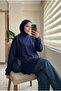 Women's Off-Shoulder Slit Detailed Loose Tunic - 6
