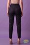 Women's High Waist Fabric Trousers – Pensli Zra Black Office Business Stylish - 3