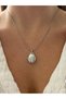 Vintage Openable Clamshell Photo Insertable Stainless Steel Tarnish Resistant Women's Necklace