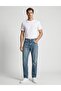 Mariano Mid Straight Fit Mid Waist Light Indigo Jean Pants