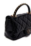 Women's Black Long Strap Quilted Shoulder Bag Ab20002553 - 8