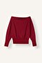 Loose Fit Wide Ribbed Off-Shoulder Basic Sweatshirt I4990Ax26Au