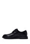 Men's Black Lace-Up Leather Casual Shoes Wm680034Dv - 3