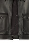 Raquel Women's Black Shirt Collar Short Leather Jacket 26Wge57061M - 4