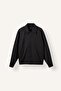 Regular Fit Polo Collar Lined Pocketed Coat I7122Ax26Au