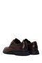 Men's Brown Lace-Up Leather Casual Shoes Wm680034Dv - 6