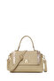 Women's Beige Long Strap Patterned Shoulder Bag Ab200027Sk