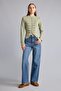 Fitted Crew Neck Zippered Crop Napoleon Cardigan I4121Ax26Au - 2