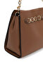 Women's Brown Long Strap Classic Shoulder Bag Ab200026Sf - 8