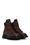 Women's Brown Angelhard Lace-Up Leather Boots 021Z100010 - 2