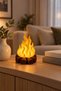 Dekoratif Kamp Ateşi LED Tealight Lambası - 5