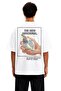 Unisex Oversize the Strokes the New Abnormal Back Printed Rock Band T-Shirt - 3