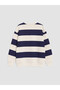 Ozmarka New Season Yellow Striped Boys' Sweatshirt 2-Pack - 8