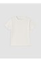 Vizyon New Season Ecru Crew Neck Baby Boy T-Shirt