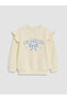 Esvab • Modern & Distinctive Zero Roba Collar Printed Thick Sweatshirt for Baby Girls