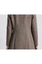 Women's Double-Breasted Collar Buttoned Midi Length Coat Jacket - 4