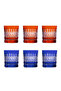 Duology Color 6-Piece Soft Drink Glass Set 360 ml