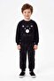 Teddy Bear Embroidered Crew Neck Boys' 2-Piece Set - 2