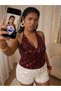 Top, bordo - 0XL