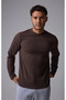 Men's Crew Neck Long Sleeve Basic T-Shirt Set of 2 - 3