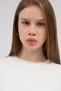 Ecru Crew Neck Drop Shoulder Knitwear Sweater - 6