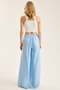 Lyocell Wide Leg Pants - 5