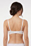 Women's White Drop Push-Up Bra - 2