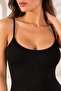 4056 Women's Premium Adjustable Strap Cotton Snap-On Bodysuit - 2