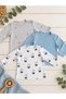 100% Cotton Unisex 3-Piece Long Sleeve Thin Seasonal Baby T-Shirt / Girls' and Boys' T-Shirt
