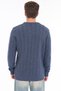 Havacı Men's 80% Wool 20% Acrylic Fine Hair Knitted Patterned Crew Neck Knitwear Sweater Trist-5373 - 4