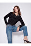 Indigo Petite Mom Fit Women's Jean Pants - 2