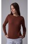 Women's Crew Neck Long Sleeve Basic T-Shirt Set of 2 - 5