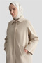 Oversize Cashmere Coat Beige - 4