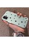 Samsung Galaxy A05 Compatible Edge Striped Black Star Pattern Protective Case Acrylic Hard Back Silicone Edge - 3