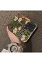 Samsung Galaxy A73 Compatible Aesthetic Floral-Leopard Pattern Case Acrylic Hard Back Silicone Edge - 4