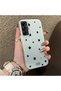 Samsung Galaxy A05S Compatible Edge Striped Black Star Pattern Protective Case Acrylic Hard Back Silicone Edge - 2