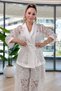 Luxury Jacquard Jacket and Shalwar Trousers Set - 3