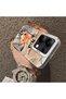 Xiaomi Redmi Note 14S Compatible Cartoon Fox Nick Patterned Case Acrylic Hard Back Silicone Edge - 4