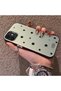 iPhone 12 Mini Compatible Edge Striped Black Star Pattern Protective Case Acrylic Hard Back Silicone Edge - 3