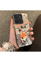 حافظة لهاتف Xiaomi Poco C85 4G متوافقة مع الرسوم المتحركة Fox Nick Pattern مصنوعة من الأكريليك الصلب وحافة من السيليكون - 2